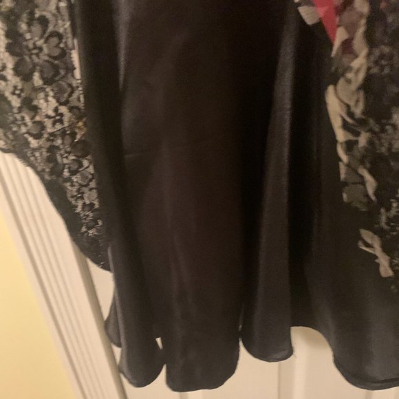 EUC Dorissa Formal Floral Dress in Black And Gray Size 14 Girls - Picture 9 of 10